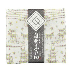 白雪友禅ふきん ブレーメンの音楽隊 クリーム