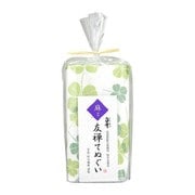 白雪友禅てぬぐい クローバー 若葉