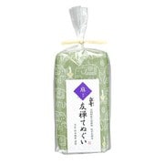 白雪友禅てぬぐい ブッダ リーフグリーン