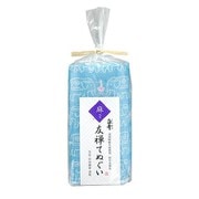 白雪友禅てぬぐい ブッダ ナイルブルー