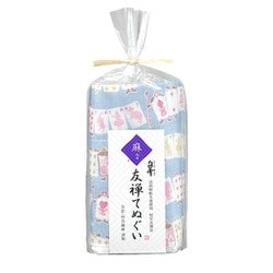 白雪友禅てぬぐい 不思議の国のアリス マカロンブルー
