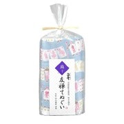 白雪友禅てぬぐい 不思議の国のアリス マカロンブルー