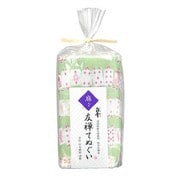 白雪友禅てぬぐい 不思議の国のアリス マカロングリーン