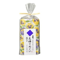 白雪友禅てぬぐい パンジー イエロー