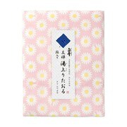 白雪友禅湯上りたおる マーガレット シェルピンク