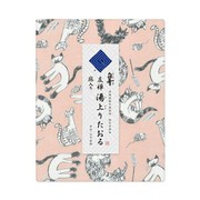 白雪友禅湯上りたおる meow meow meow ベージュ