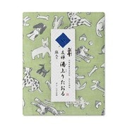 白雪友禅湯上りたおる bow wow wow グリーン
