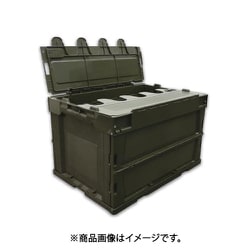 EA506AA-4E [530x366x334mm/50.4L 折畳コンテナ（OD/蓋付5個）]