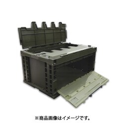 EA506AA-23E [649x439x327mm/76.2L 折畳コンテナ（OD蓋扉付5個]
