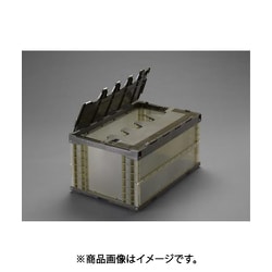 EA506AA-100E [649x439x340mm/73.9L折畳コンテナ（半透明・蓋/5コ]
