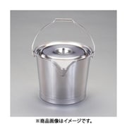 EA508S-26 [10L 口付バケツ・ふた付（ステンレス製）]