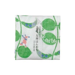 白雪友禅はんかち ジャックと豆の木 グリーン