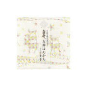 白雪友禅はんかち ブレーメンの音楽隊 クリーム