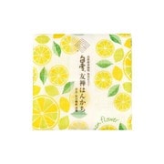 白雪友禅はんかち レモン