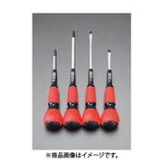 EA557AB [4本組 【+ -】ドライバー（パワーグリップ 電工）]