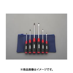 EA557AS-600 [6本組 【+ -】ドライバー（ケース付）]