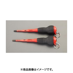 EA557BL-10 [絶縁グリップドライバーセット（落下防止リング付）]
