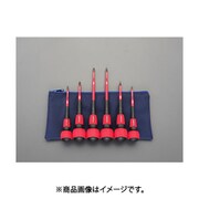 EA557BM [6本組 【+ -】ドライバー（絶縁・細軸）]