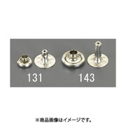 6mm/8.5-9mm カシメピン（スチールニッケルメッキ/100組） EA576MV-132