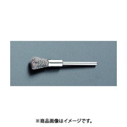 EA819AH-35 [4.8mm/3.2mm軸 エンド型軸付ブラシ（ステンレス製）]