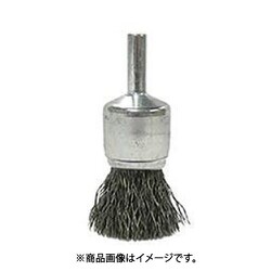 EA819BV-22A [19mm/6.35mm軸 エンド型軸付ブラシ（ステンレス製]