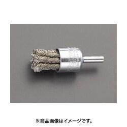 EA819BV-61C [19mm/6.4mm軸 エンド型軸付ブラシ（ステンレス製）]