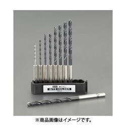 2.0-6.0mm/9本組 六角軸ドリル（HSS） EA824BH