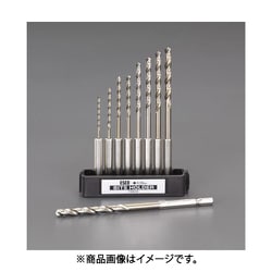 2.0-6.0mm 9本組六角軸ショートドリルセット（CO-HSS） EA824BL-59