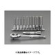 EA617GT-102 [1/2”DR/4-19mm/100mm 【INHEX】ビットソケットセット]