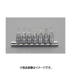 EA687AM-300 [1/4”DR/T8-T40 【TORX】ビットソケットセット]
