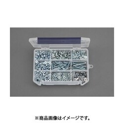 M5 皿頭小ねじ・ナット・ワッシャーセット（ユニクロメッキ） EA949AF-37
