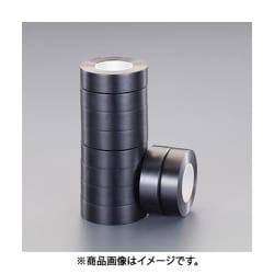 19mmx20m ビニール粘着テープ（ハーネス用）（黒/10巻） EA944N-20