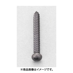 4x35mm ナベ頭タッピングビス（ステンレス/黒色/12本） EA949AR-435