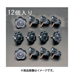 M5x25mm 菊形ノブボルト（12個） EA949GT-525