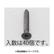 EA949AS-316 [3x16mm 皿頭タッピングビス（ステンレス/黒色/40本）]