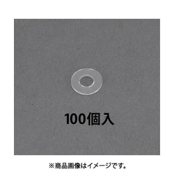 M2.6/2.7x6x0.5 mm 平ワッシャー（ポリカ/100枚） EA945AP-212