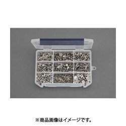 M4 皿頭小ねじ・ナット・ワッシャーセット（ステンレス） EA949AD-111