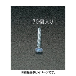 4x10mm タッピングビス（ユニクロメッキ/170本） EA949ET-410