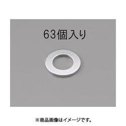 M10 【小形】平ワッシャー（三価クロメート/63枚） EA949LX-310