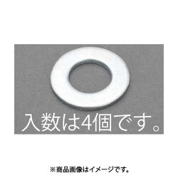 M18 平ワッシャー（ISO/ユニクロ/4枚） EA949LX-1118