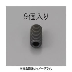 M4 x 3mm 六角穴付止ねじ（クロメート/9本） EA949MP-403