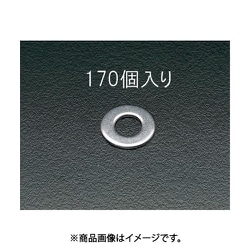 M 5 平ワッシャー（ステンレス製/170個） EA949SE-5