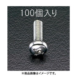 M4x10mm 鍋頭小ねじ（ステンレス製/100本） EA949SJ-41