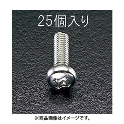 M4x50mm 鍋頭小ねじ（ステンレス製/25本） EA949SJ-47