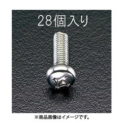 M6x16mm 鍋頭小ねじ（ステンレス製/28本） EA949SJ-61