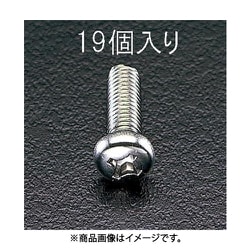 M6x30mm 鍋頭小ねじ（ステンレス製/19本） EA949SJ-64