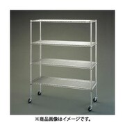 EA976AZ-9 [1200x460x1860mm メタルラック（大口径キャスター付）]