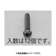 EA949TE-425 [M4x25mm ナベ頭小ねじ（ステンレス/黒色/12本）]