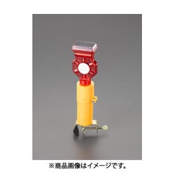 EA983FS-91 [LED現場点滅灯（ソーラー充電・クランプ式/赤）]