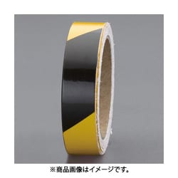 25mmx9.1m 反射テープ（エンジニアグレード）黄/黒 EA983GA-44